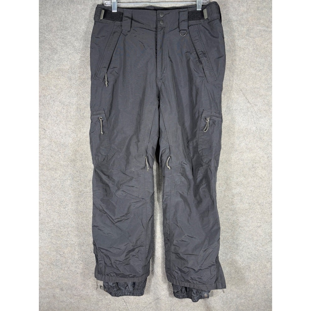 Columbia Titanium Mens Black Ski Snowboard Cargo Pants SM8296 Medium Regular